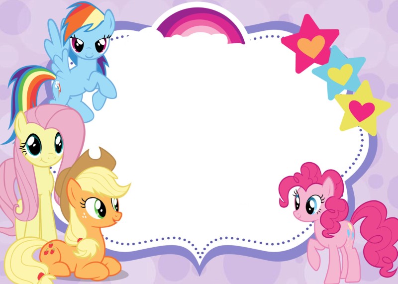  My Little Pony Free Printable Invitation Templates 