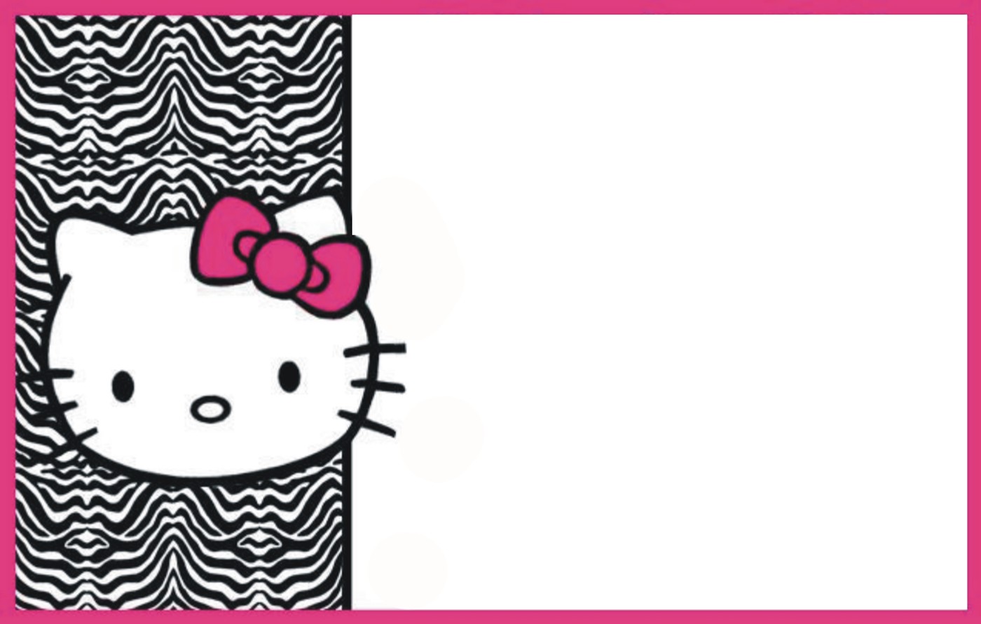 Hello Kitty Free Printable Invitation Templates