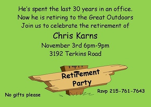 retirement party invite - Invitations Online