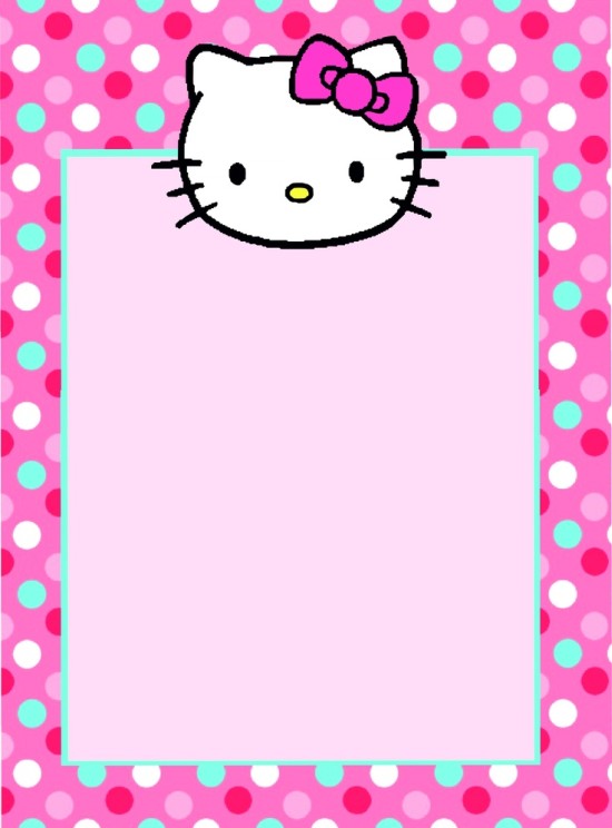 Free Hello Kitty Invitation Template Invitations Online