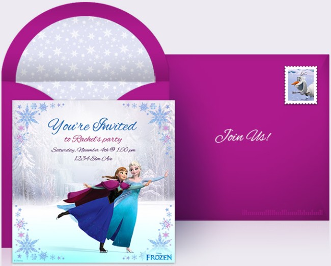 Frozen Party Invitation - Invitations Online