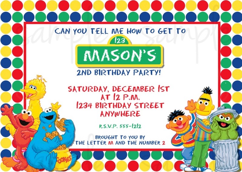 Sesame Street Invitations and Party Ideas | Invitations Online