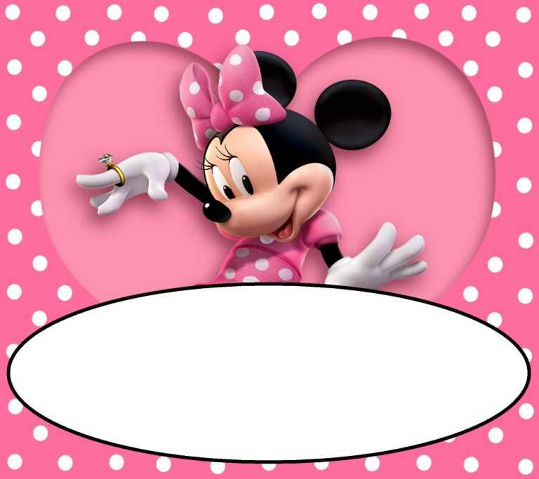 minnie mouse birthday invitation template – Invitations Online