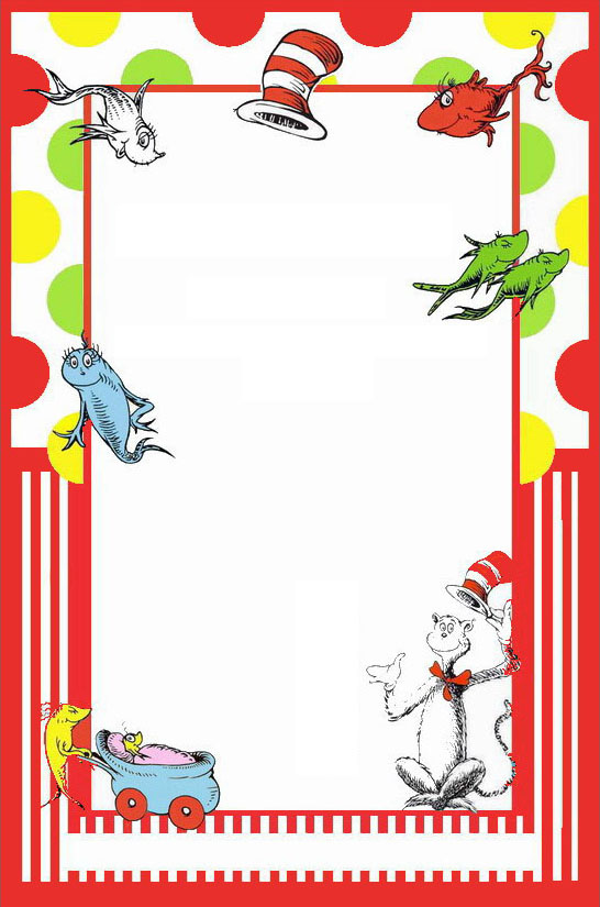 Dr Seuss Invitation Template Free