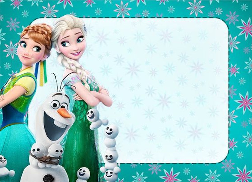 Free Frozen Invitation Templates