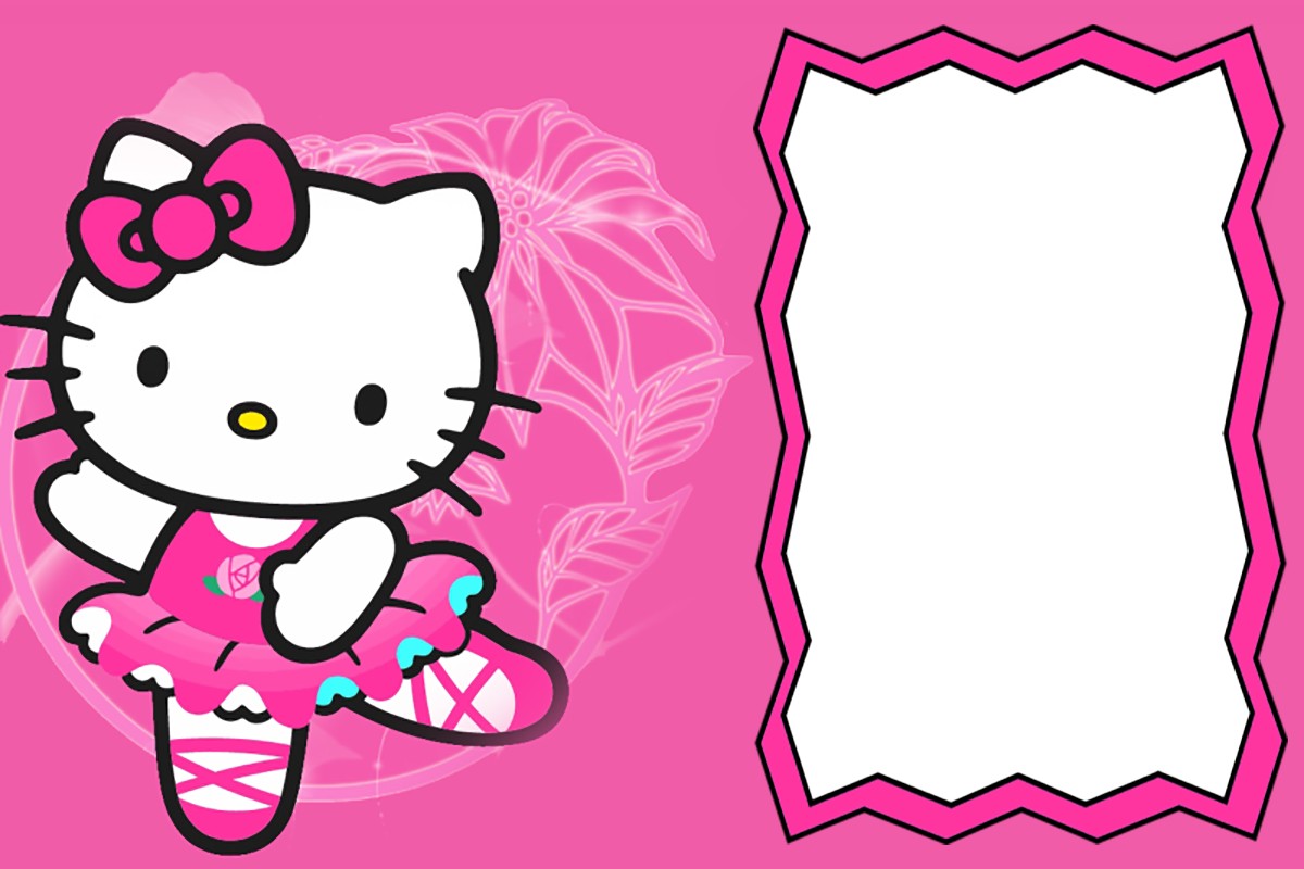 Cute Hello Kitty Party Invitaton Card – Invitations Online