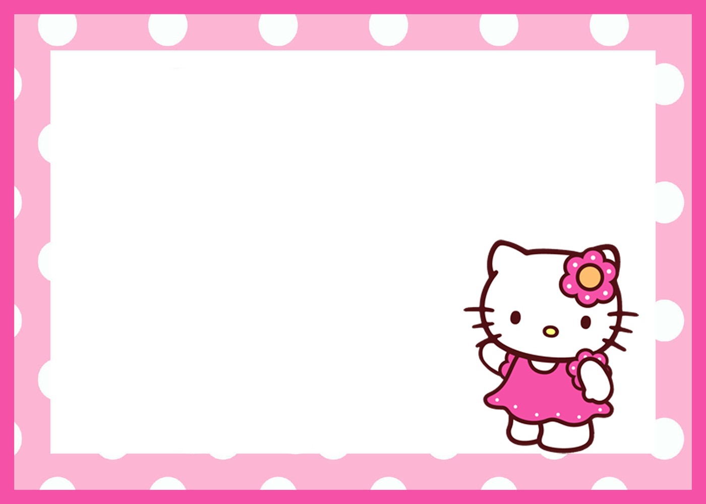 Hello Kitty Birthday Invitation Template Invitations Online