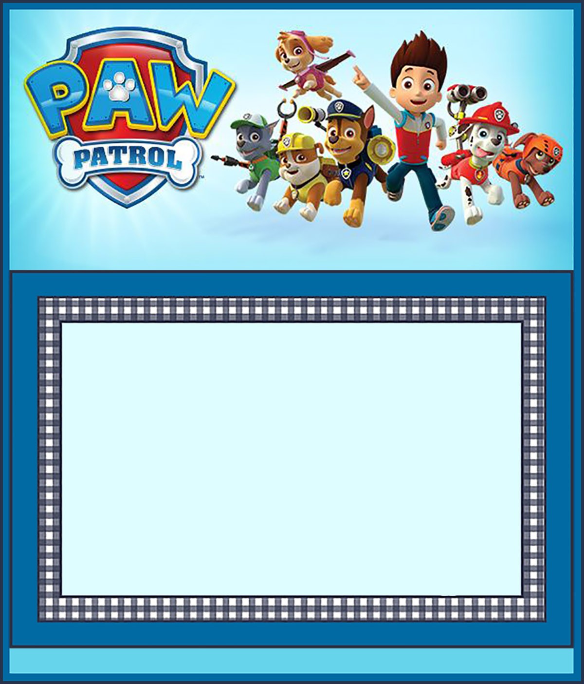 Free Paw Patrol Invitation Template Invitations Online