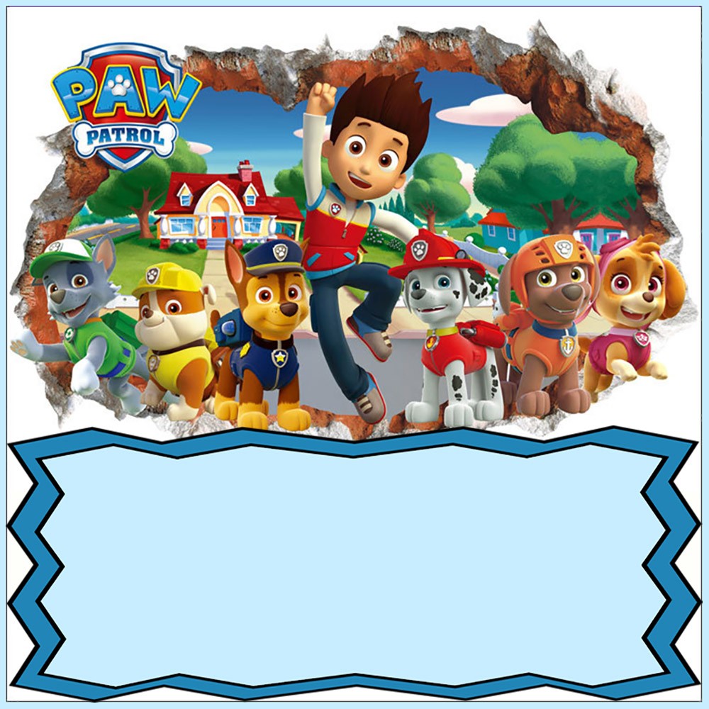 Make Customized Paw Patrol Invitations Using Free Printable Templates 