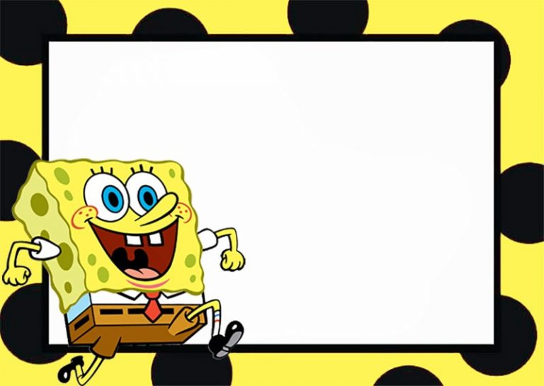 Printable SpongeBob Invitation – Invitations Online